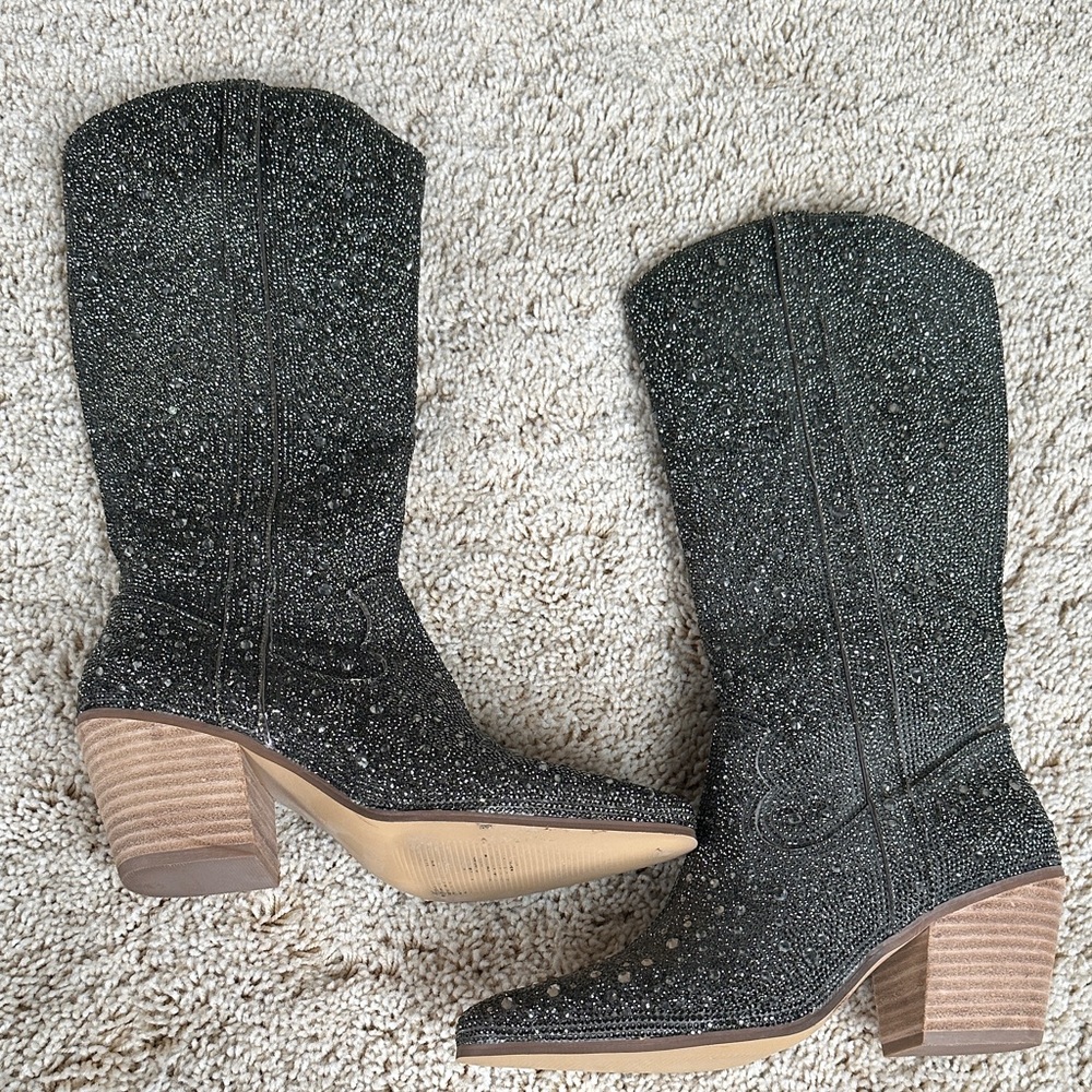 Glitter Western Boots